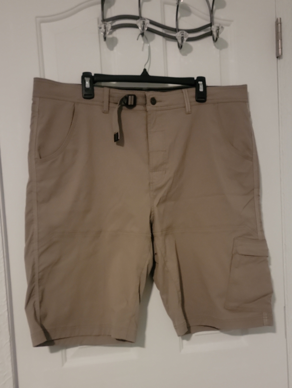 Prana Men's Casual Cargo Shorts in Khaki Size 40/12"Inseam, Hiking,Gorpcore